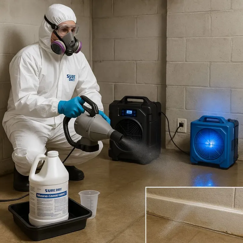 Sanitization and Odor Removal process in Holt, MI