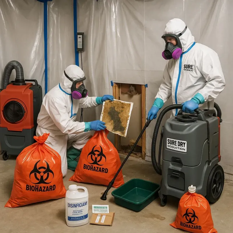 Contaminated Water Handling Protocols process in Holt, MI