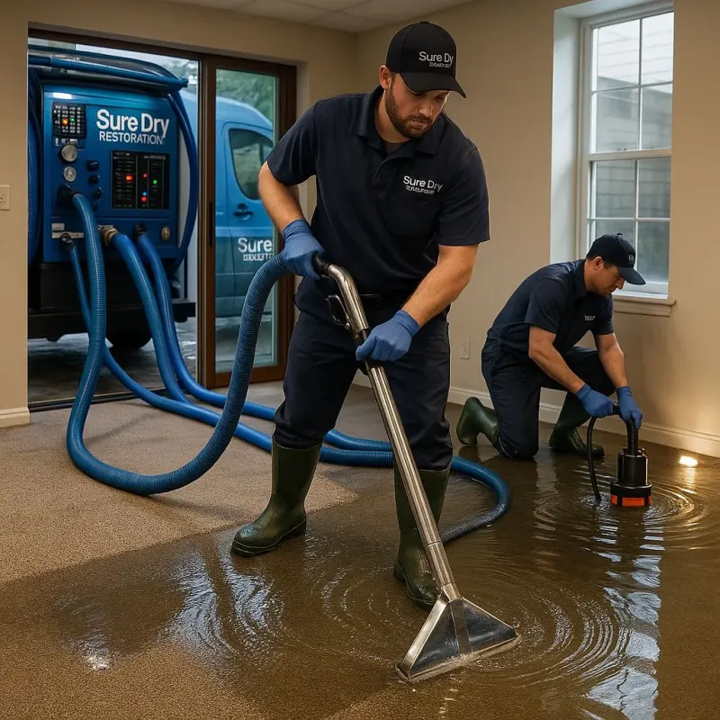 Water Extraction and Removal process in Holt, MI